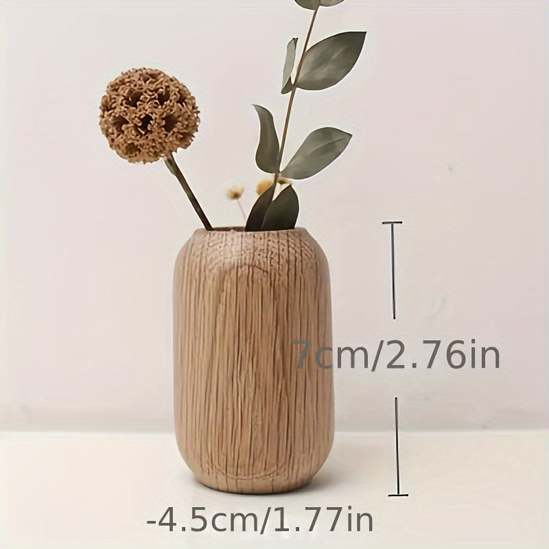 Wooden Geometric Vase Set - A Timeless Piece for Your Interior