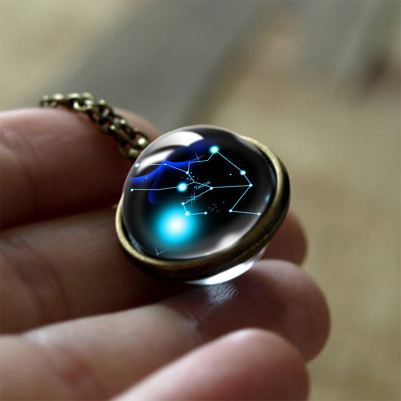 Glass-12-Star Sign Protection Pendant – Sofia