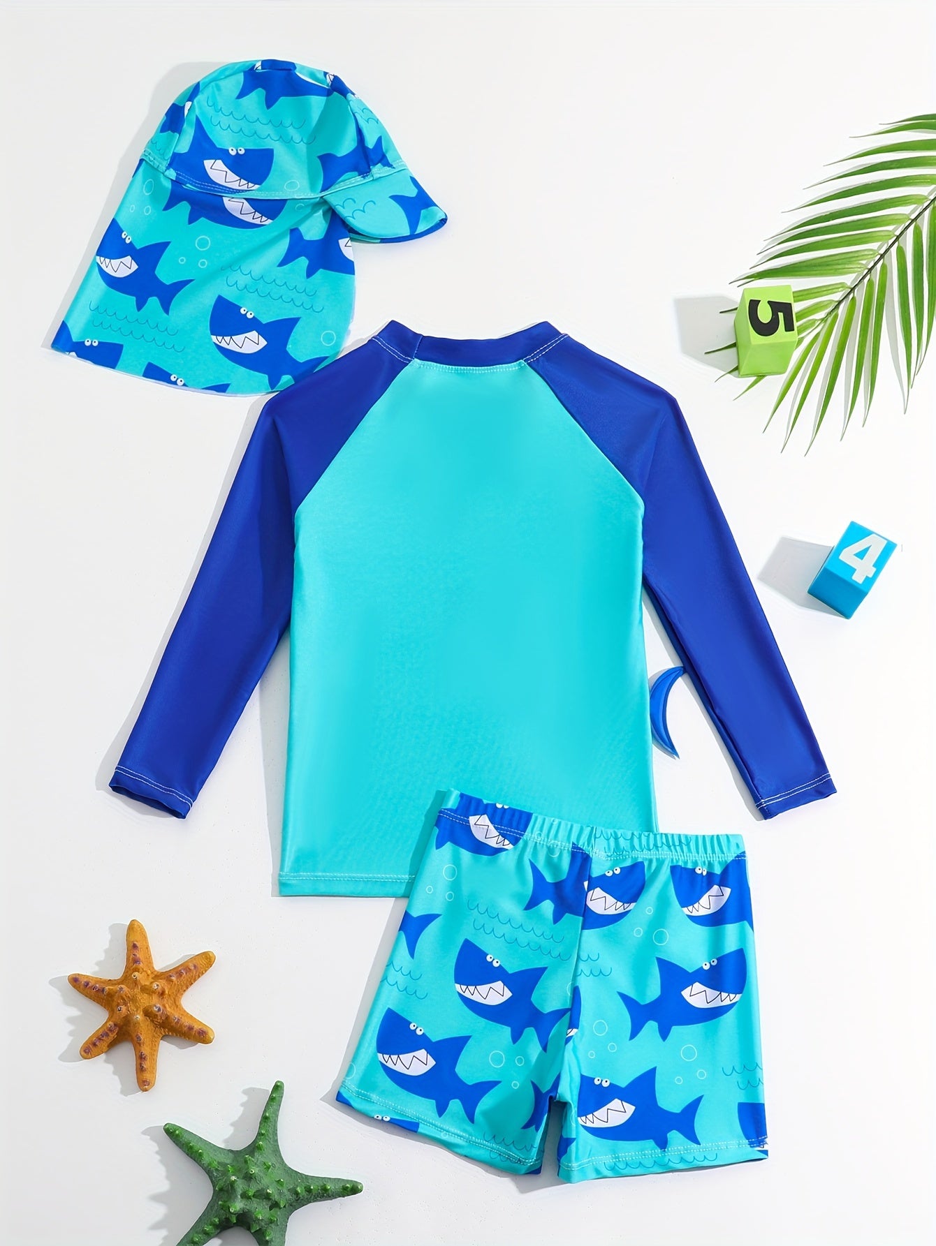 Shark Swim Set 3-Piece for Boys – Comfortable & Protective in the Sun