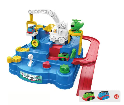 RescueTrack Adventure Set – Educational Rescue Vehicle Toy for Toddlers