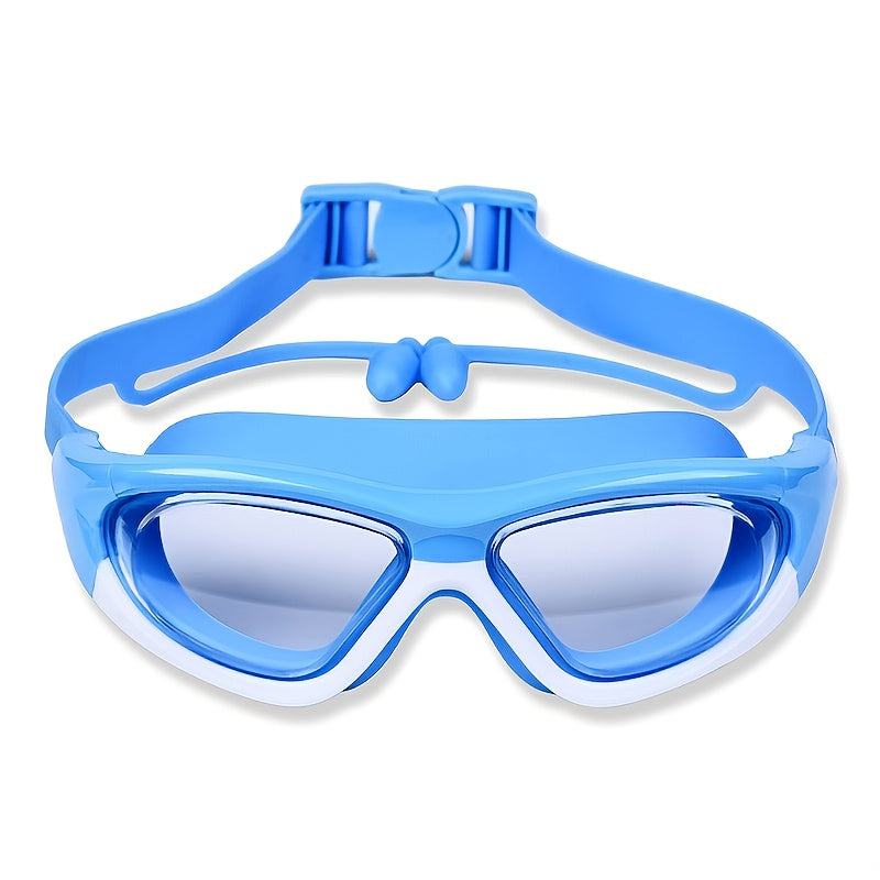 Kids' Swimming Goggles with Large Frame – Comfortable & Anti-Fog for Swimming Fun