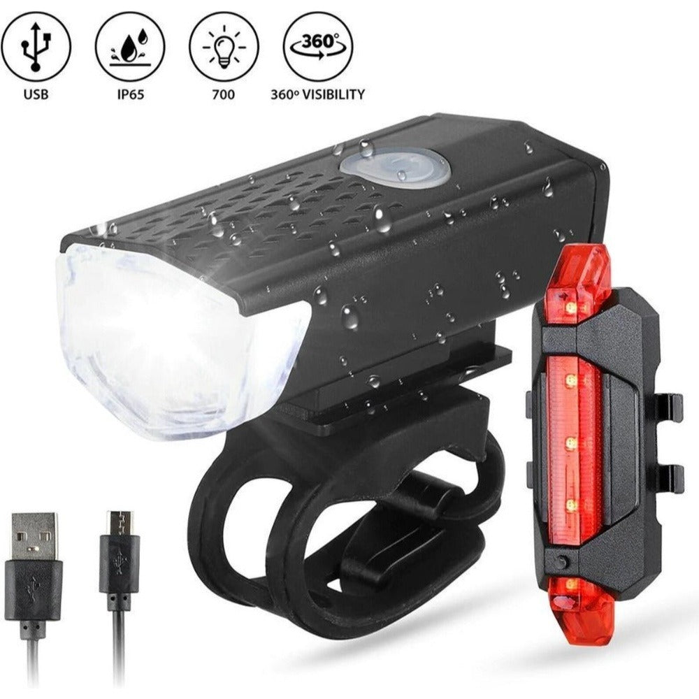 VoltBeam USB Bicycle Light Set – Safety and Convenience with Rechargeable Batteries