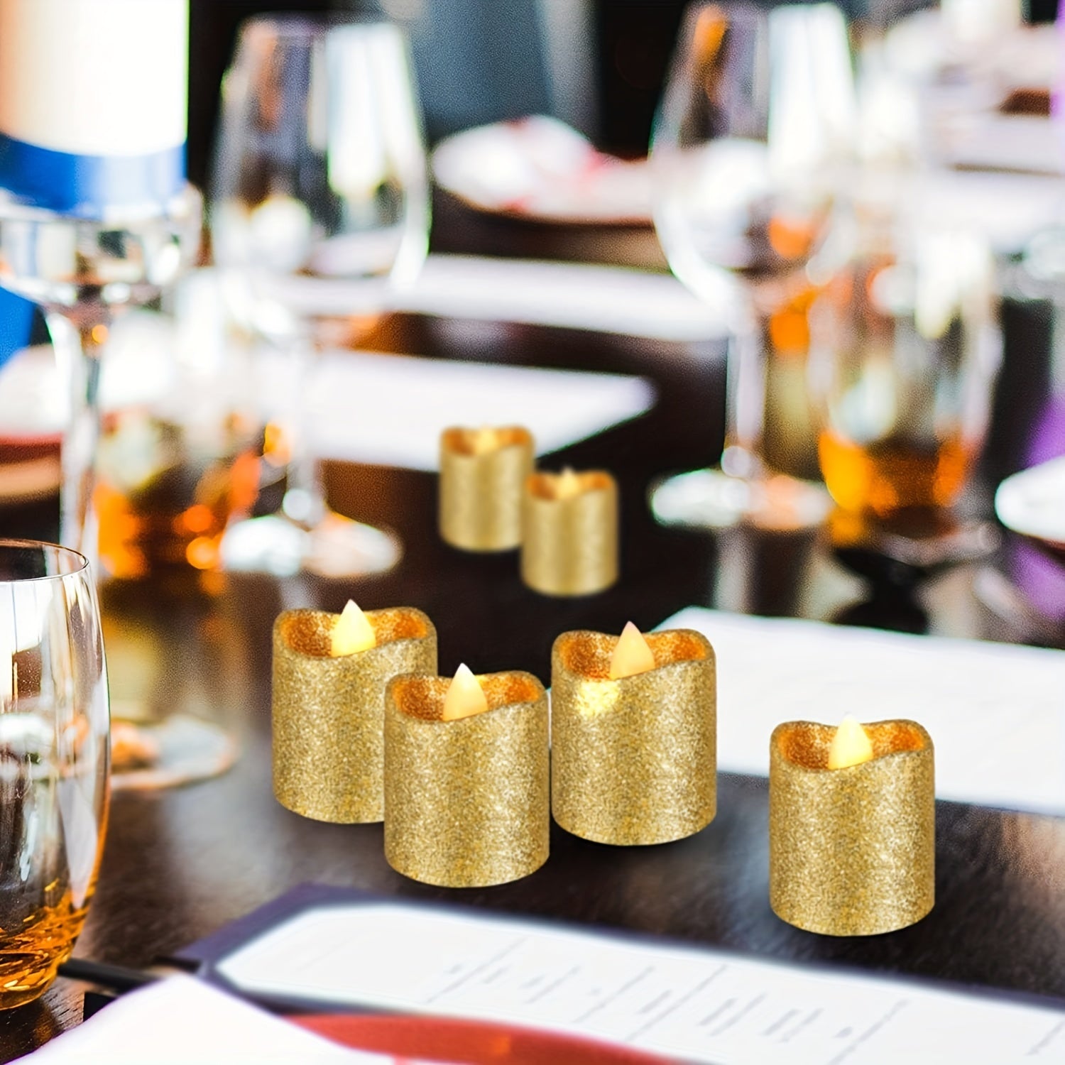 Glittering LED Candles – For a Cosy Atmosphere