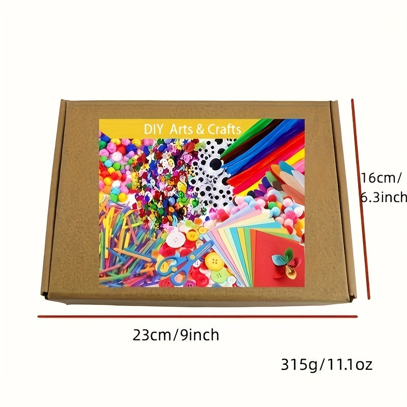 Creative DIY Craft Kit for Children – Educational Toy with Various Materials