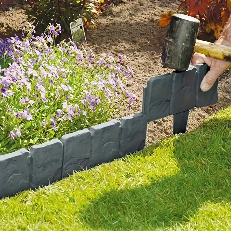 Stone-Look Garden Edge Set – Practical and Decorative