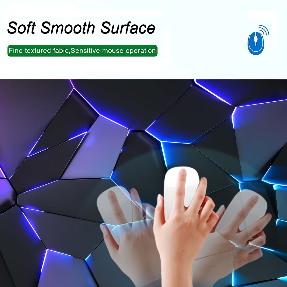 Geometric Gamer Mat - Stylish, Durable and Non-Slip for a Perfect Gaming Experience