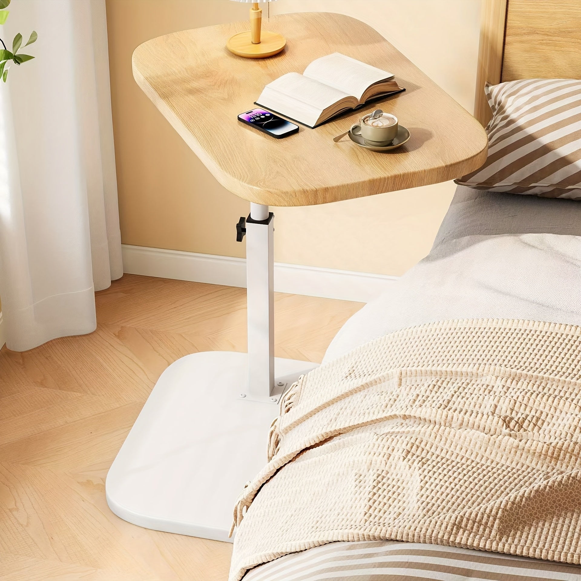 Adjustable Side Table – Perfect for the Sofa or Bed