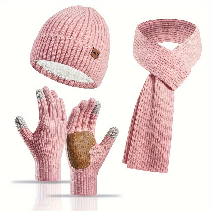 Winter Bliss Set - Beanie, Scarf and Gloves for Couples - Warm and Stylish