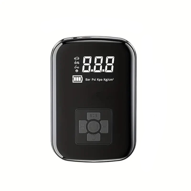 SmartPump Portable Air Compressor with LED Display - USB Rechargeable, For Tyres, Bicycle, Motorcycle and More