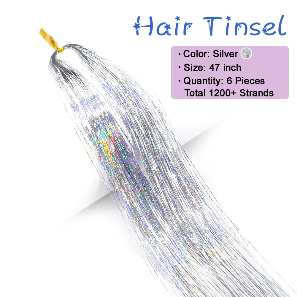 Sparkling Hair Tinsel Kit – Glitter Strands!