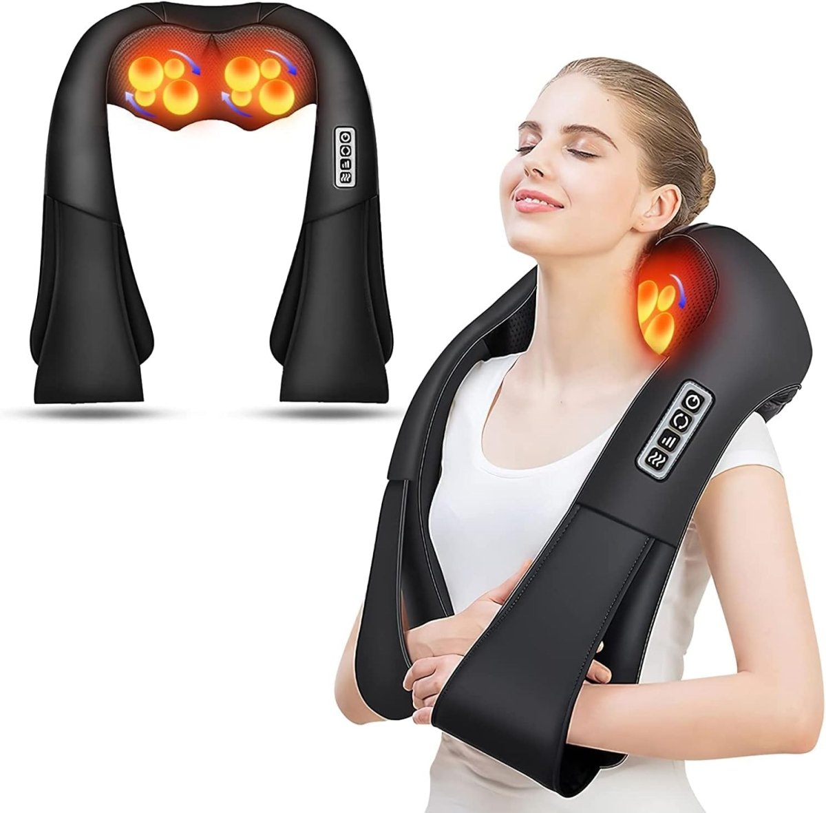 Shiatsu Massage Cushion with Infrared - FlowRelief