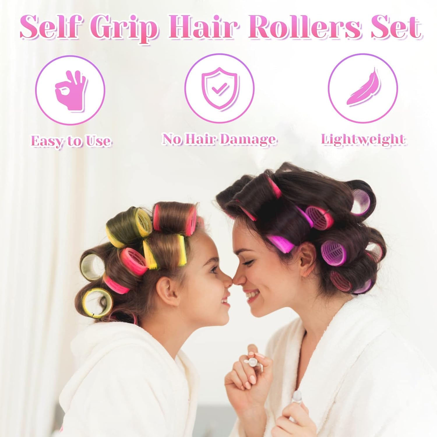 Self-Adhesive Curlers Set – Multicoloured Curlers