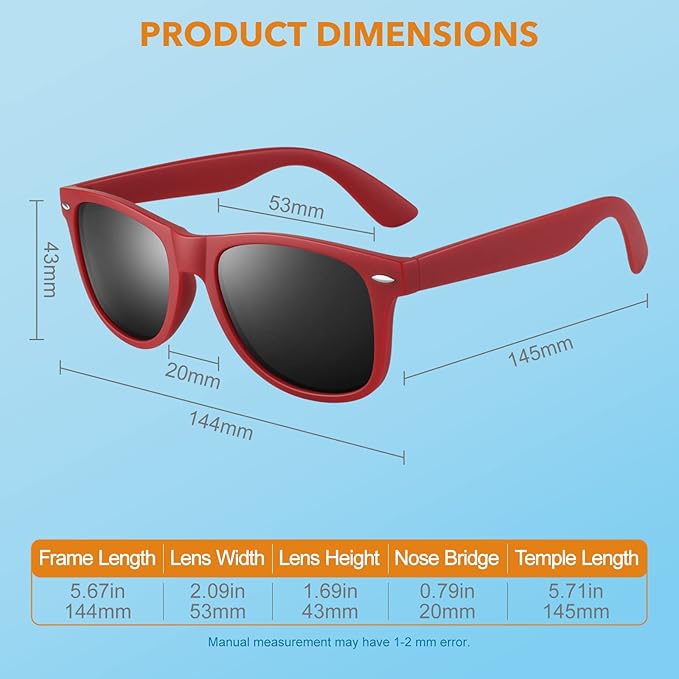Retro Polarised Sunglasses in 80s Style - Jamie, Summer 2025 Edition