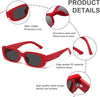 Rectangular Retro Y2K Sunglasses for Summer 2025 - Aria