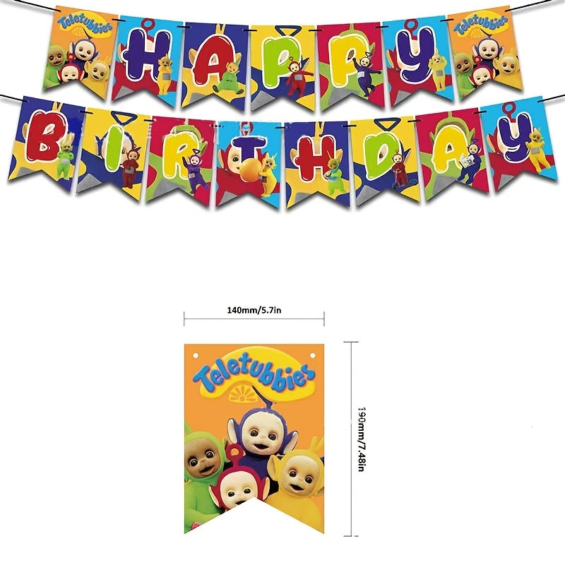 Teletubbies Birthday Party Set – Complete Decoration for a Joyful Celebration
