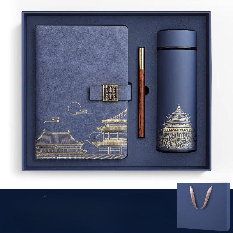 Exclusive Gift Set Forbidden City – Notebook, Thermos Flask and Pen in Luxury Box