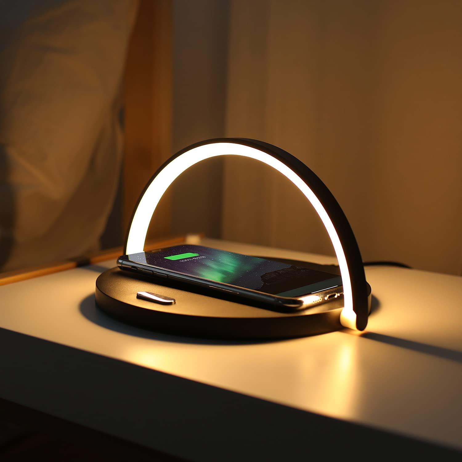 Wireless Charging Lamp - Stylish Lighting and Charging in One