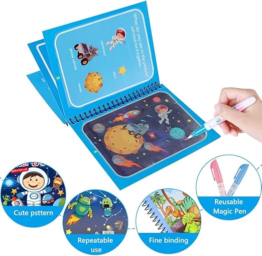 Set of 4 Reusable Watercolour Books – AquaColor Books