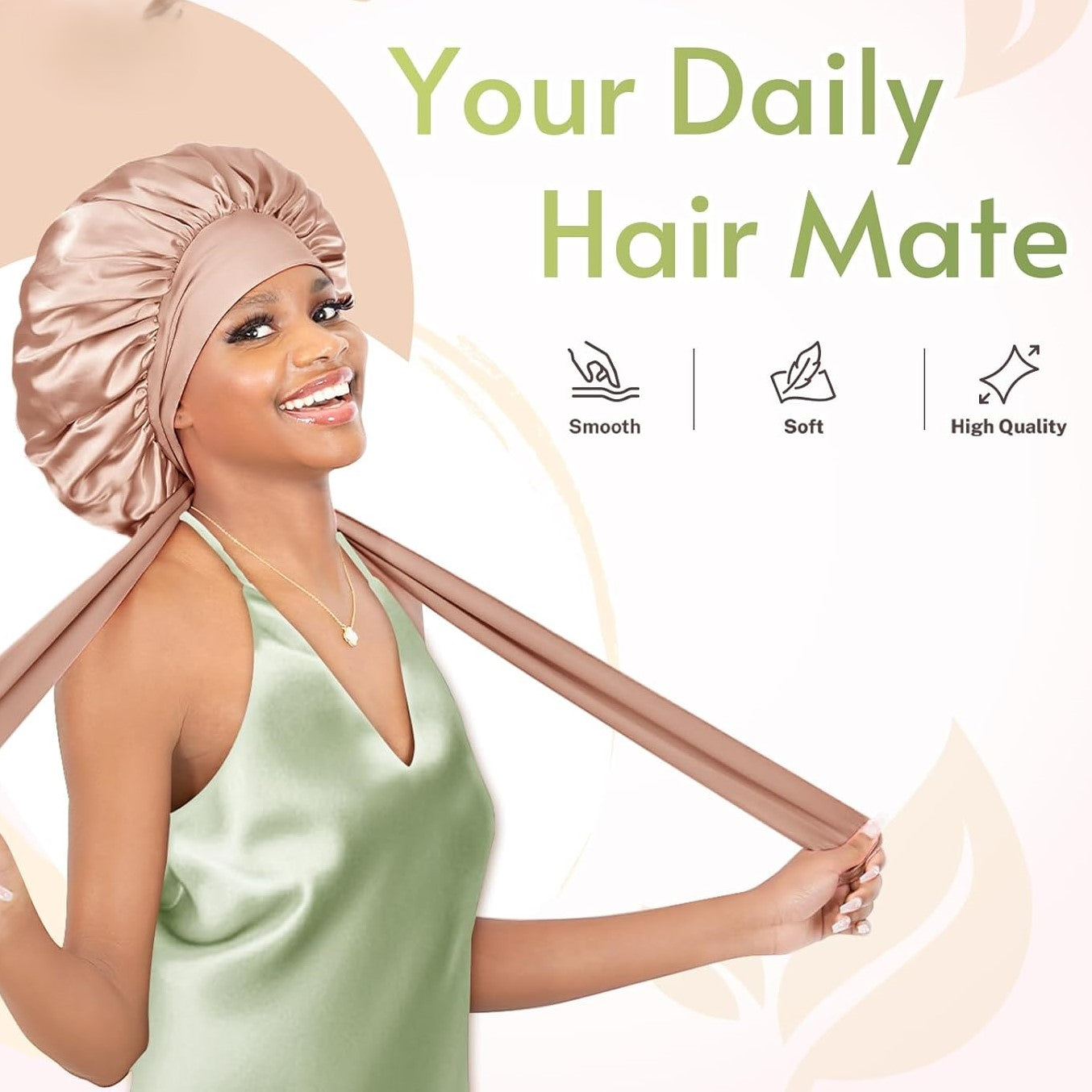 Satin Headband – Sleep Cap for Women