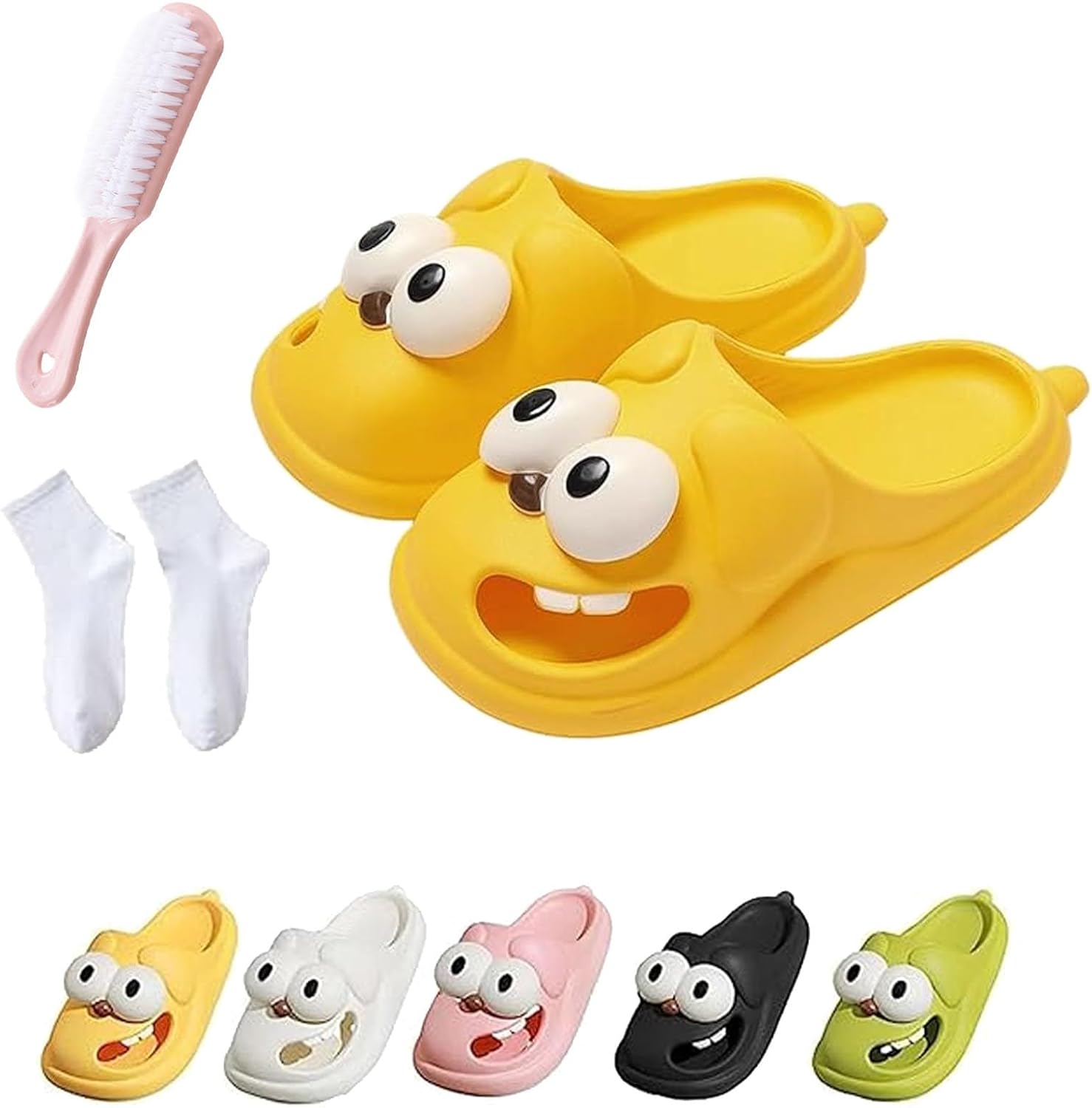 ComfortFlex SoleJoy Slippers | Playful Design and Soft Cushiony Comfort