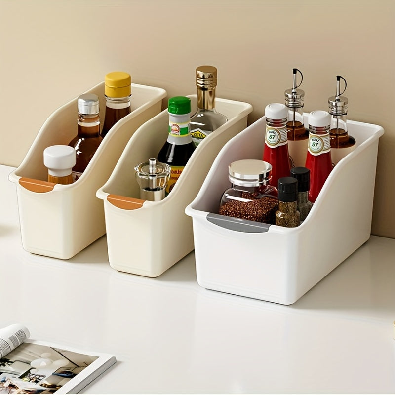 Multifunctional Storage Baskets with Curved Design - Stylish Solution for Home Organisation