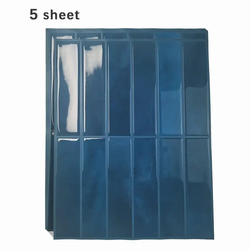 FlexiTile – 3D Self-Adhesive Wall Tiles (5/10/30 pieces) – Heat Resistant for Kitchen and Bathroom