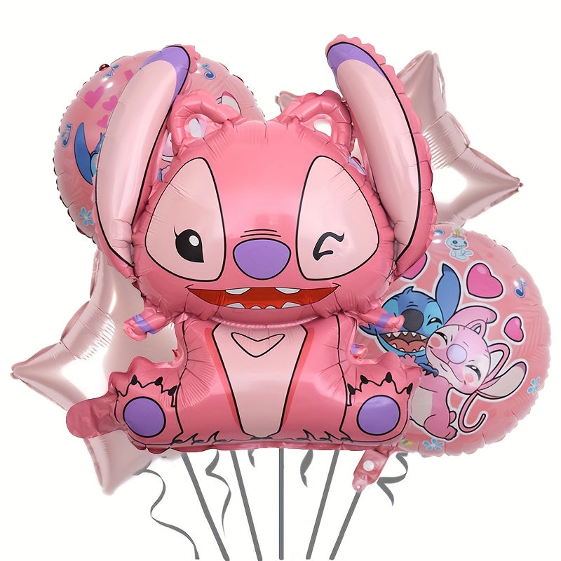 Stitch Balloon Set – 5 Pieces for a Magical Party