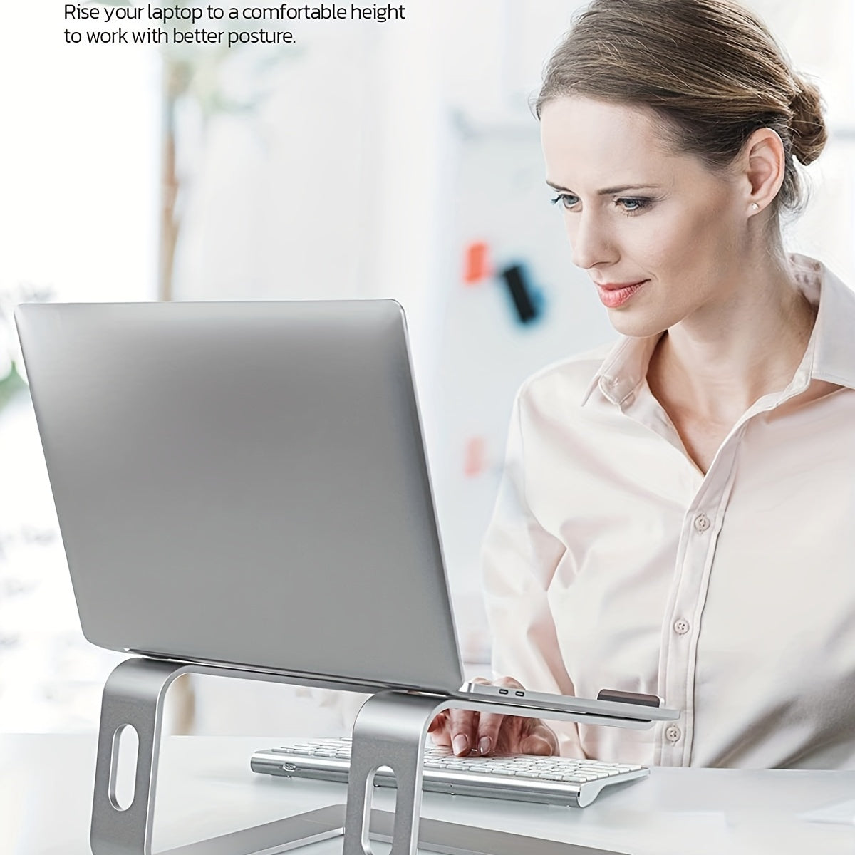 Aluminium Laptop Stand – Ergonomic and Ventilated