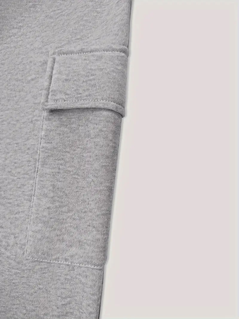 6-Piece Women's Casual Set for Spring/Summer Made from Knitted Fabric with Round Neck, Pocket and Elastic Waist, Polyester Blend