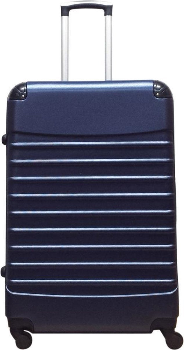2-Piece Dark Blue Hard Shell Luggage Set – Monaco