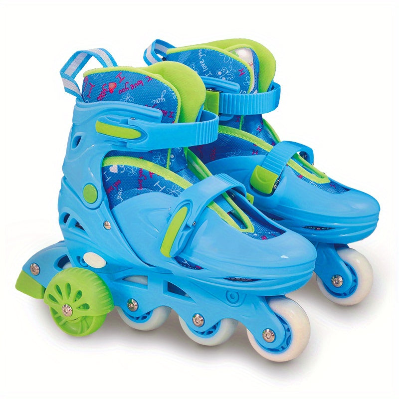 LightBlitz Adjustable Roller Skates - For Children with Style and Speed
