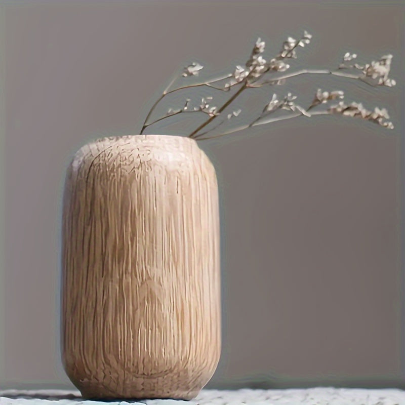 Wooden Geometric Vase Set - A Timeless Piece for Your Interior