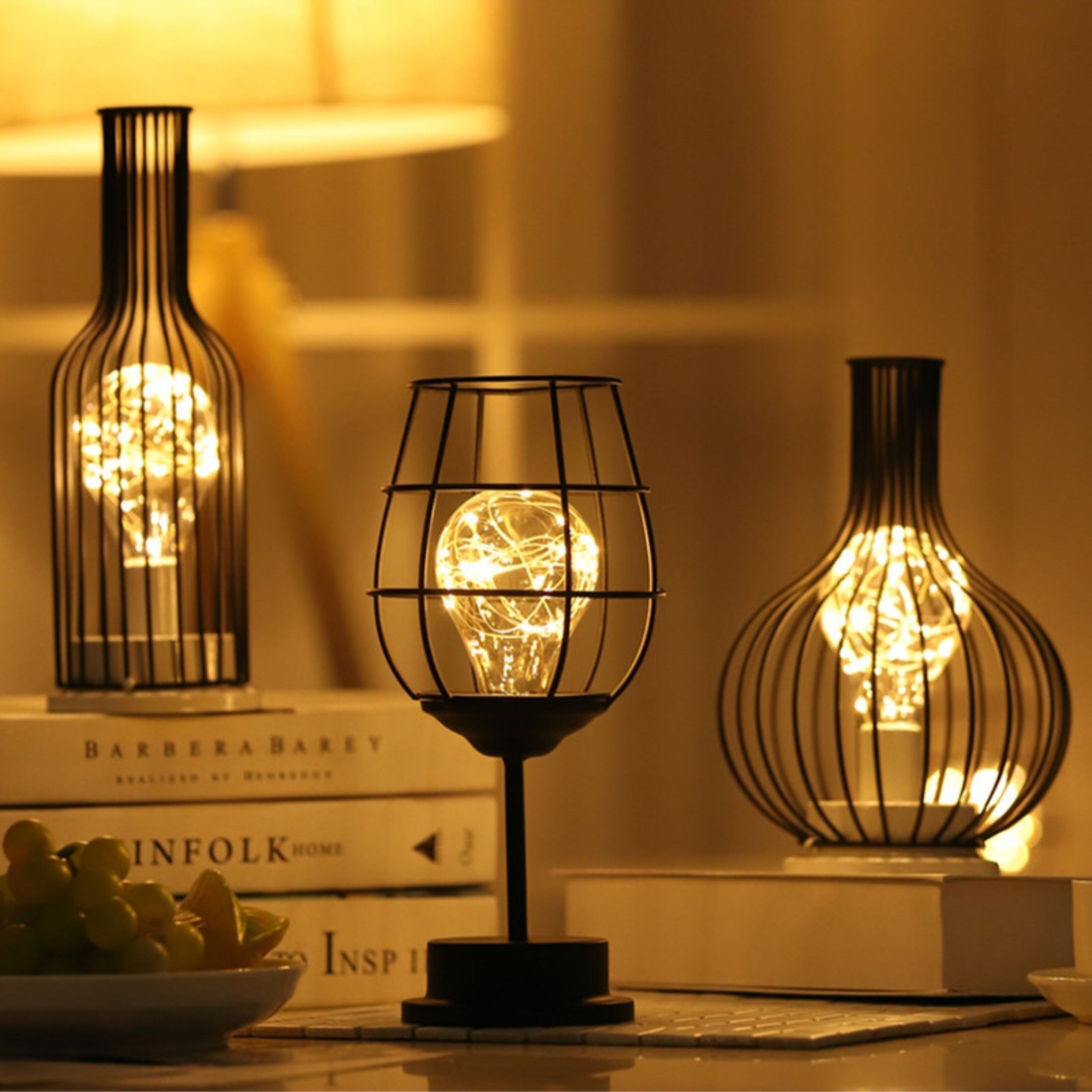 Edison Vintage Table Lamps – Industrial Style, Atmospheric Lighting