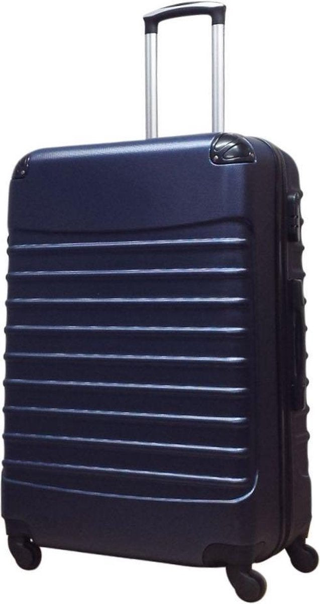 2-Piece Dark Blue Hard Shell Luggage Set – Monaco