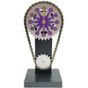 Luxora Rotating Chain Clock | Silent Motorized Decorative Table Clock for Home and Office