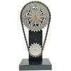 Luxora Rotating Chain Clock | Silent Motorized Decorative Table Clock for Home and Office