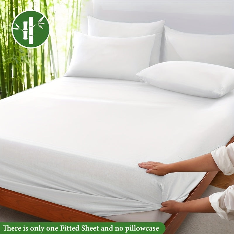 Summer Cool Bamboo Fibre Fitted Sheet – Luxury Breathable Comfort