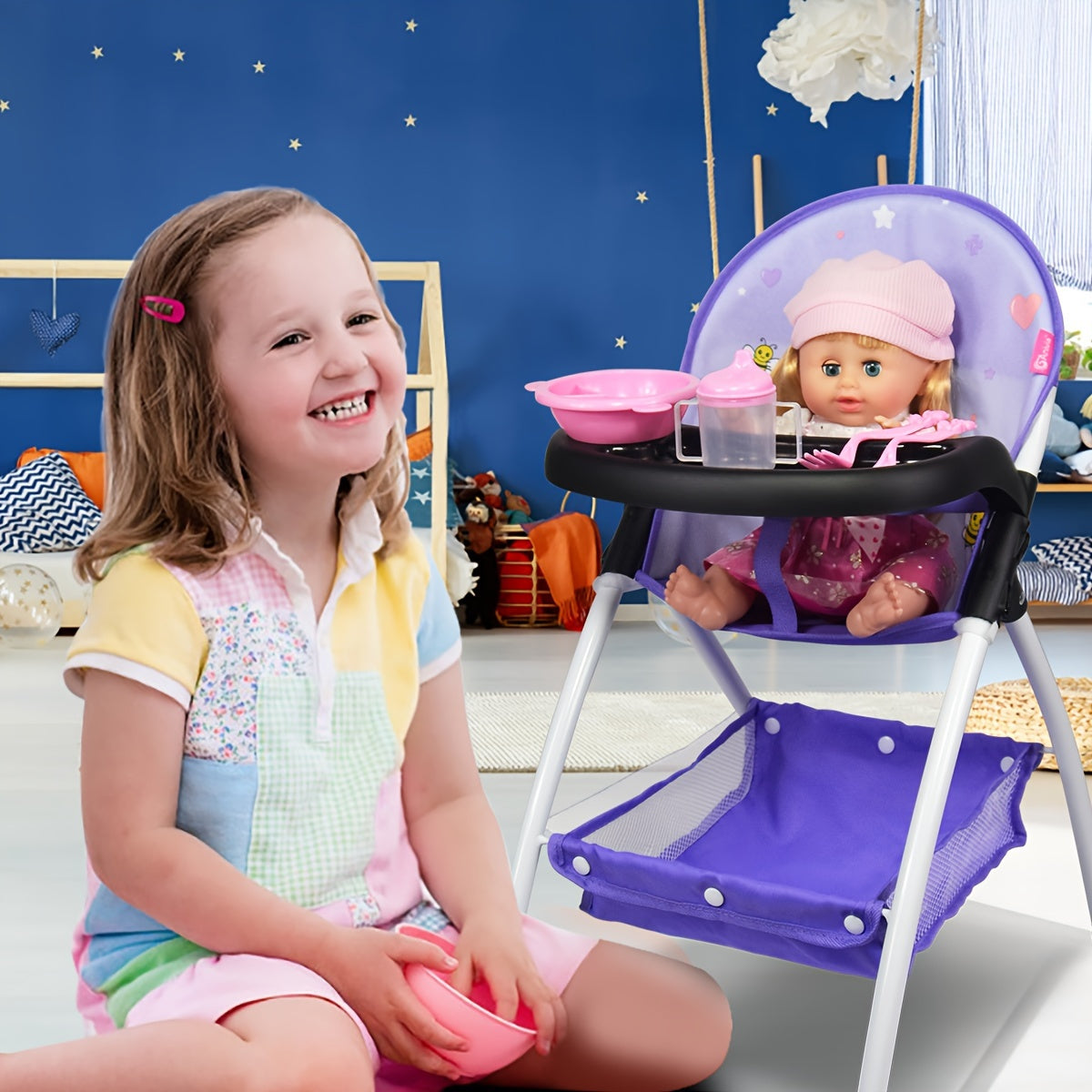 Doll High Chair - Perfect for Playful Meals