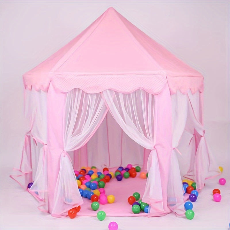 Pink Princess Castle Tent – For Indoor and Outdoor Play