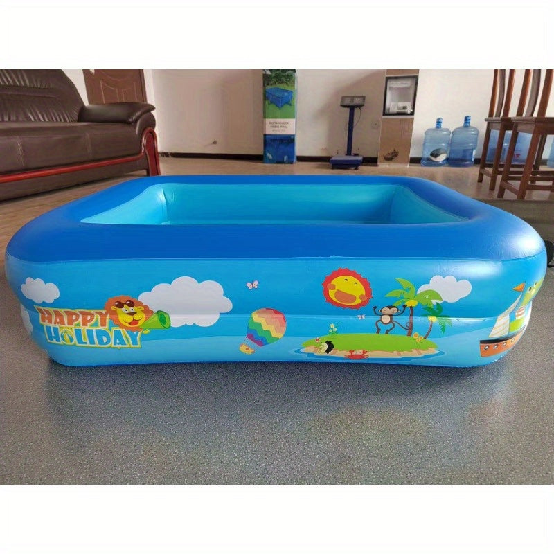 Ocean Splash Inflatable Children’s Pool – Thick PVC for Garden Fun