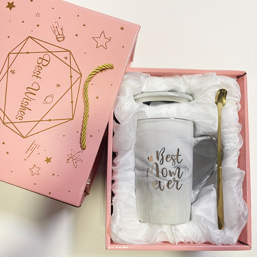 Marble Mug Set with Gold Print – The Perfect Mother’s Day Gift