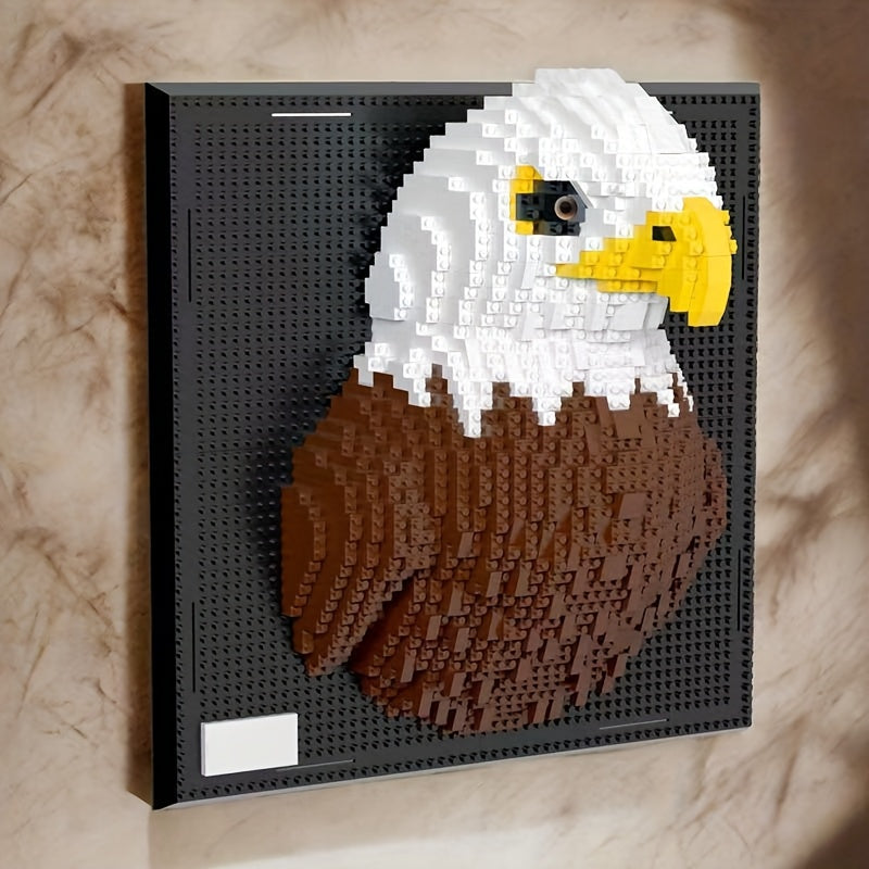 Creative 3D Wall Art Building Blocks – Shark and Eagle Collection
