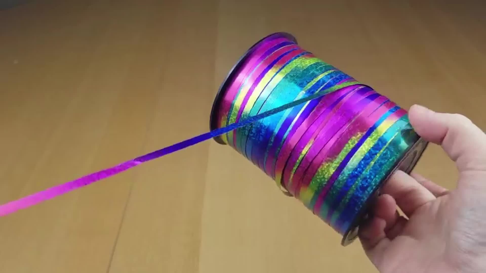 Holographic Curling Ribbon Set – Perfect for Party Decorations and Gift Wrapping