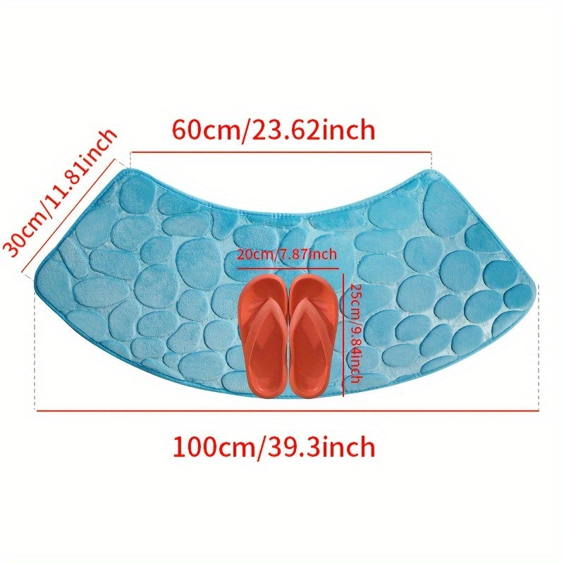 Cobblestone Bath Mat - For Comfortable Bathing Experiences