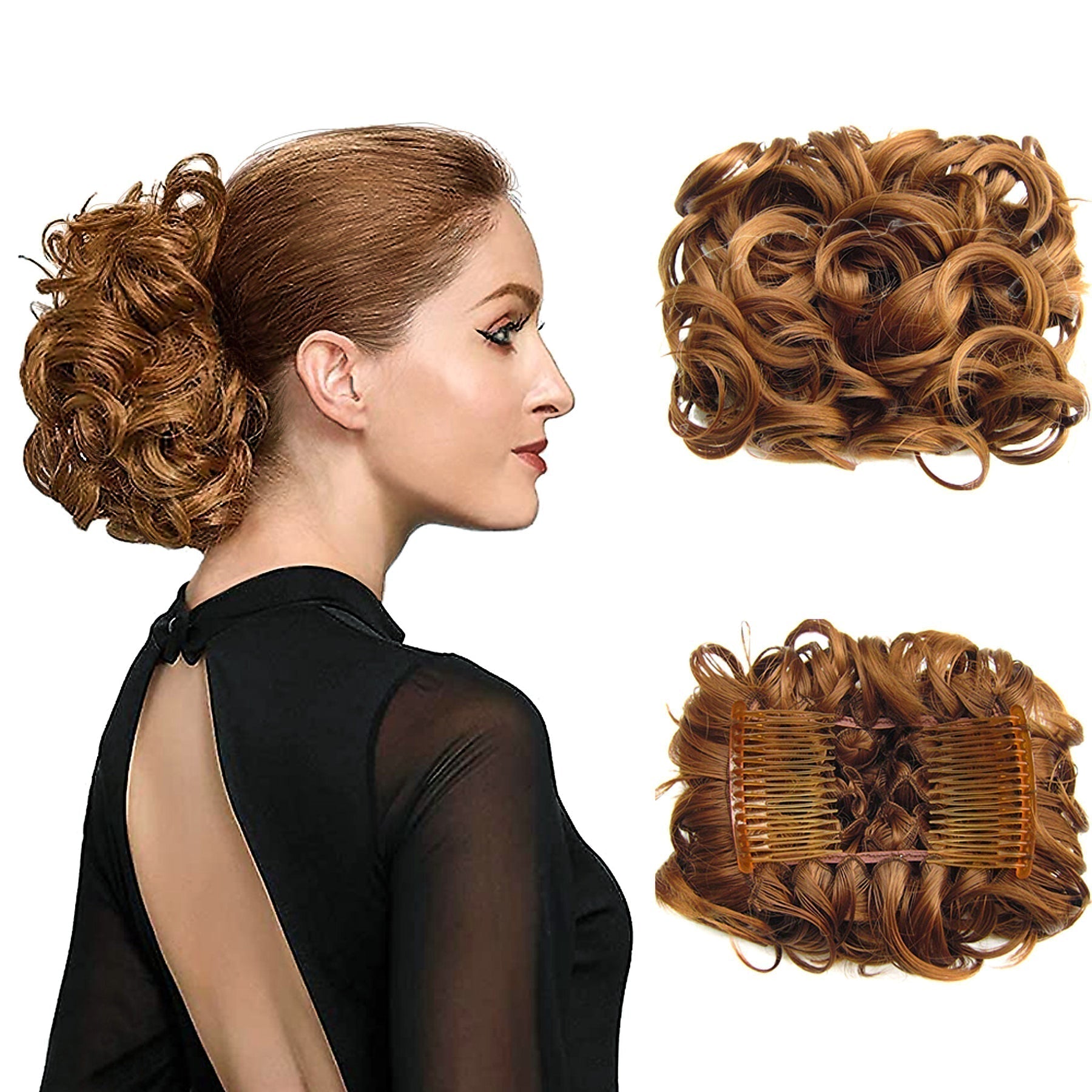 Curly Knot Hair Extension – FluffyFix