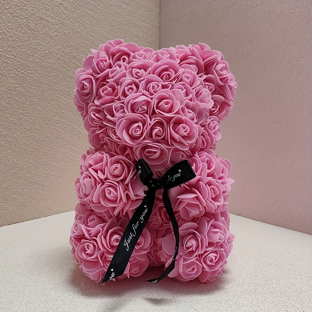 Luxury Rose Bear for Valentine’s Day - A Cute and Romantic Gift for Your Loved One