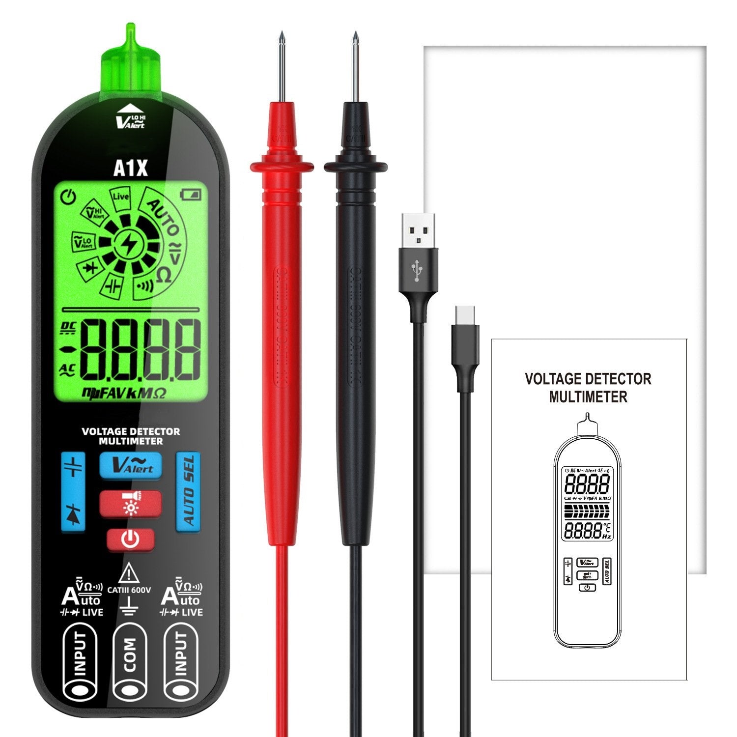 Intelligent Digital Multimeter – Voltago A1X