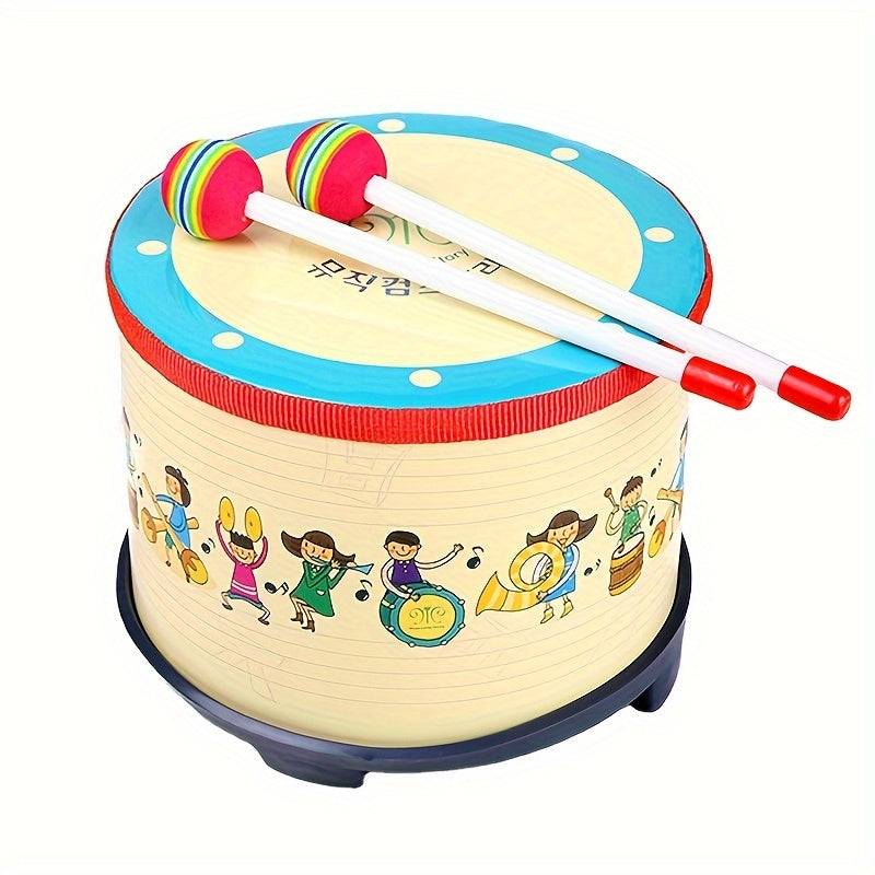 Lollipop Drum Playset - Colourful Musical Learning Maracas for Children