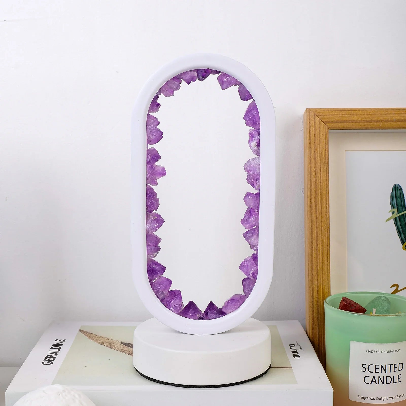 Handmade Amethyst Lamp - Serenith