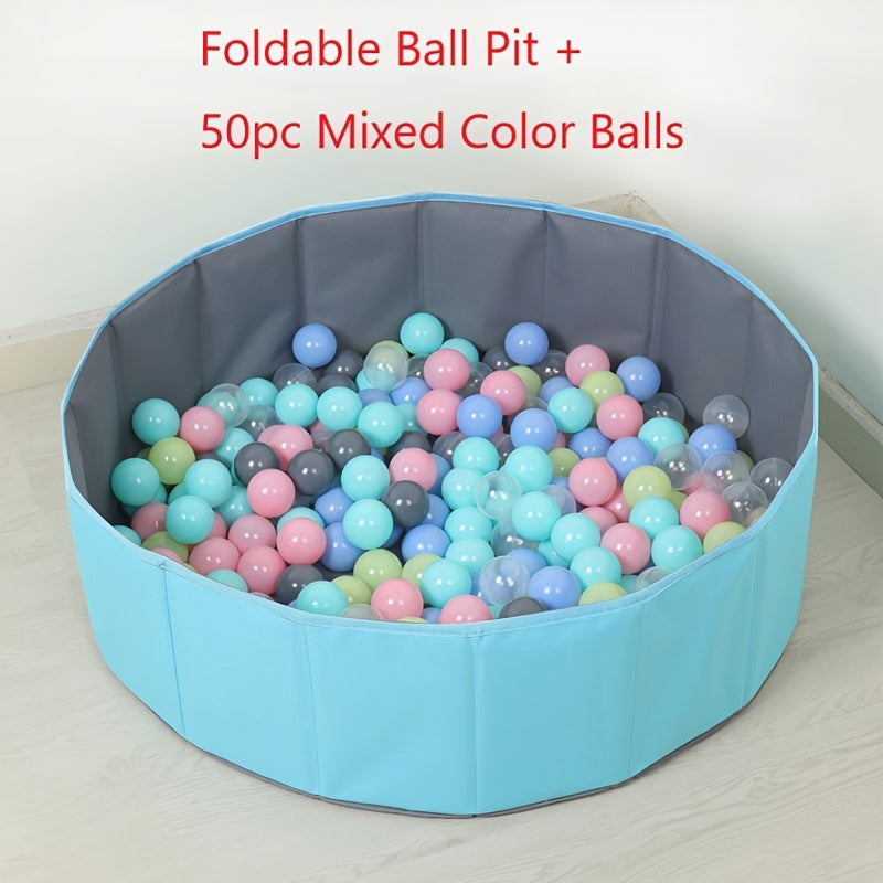Ocean Ball Pit FunZone - Colourful, Foldable and Safe Play Fun for Little Ones